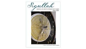 "A Time To Lift Hands" by Diantha Hopkins: Mixed media artwork with clock hands, gears, and writing
